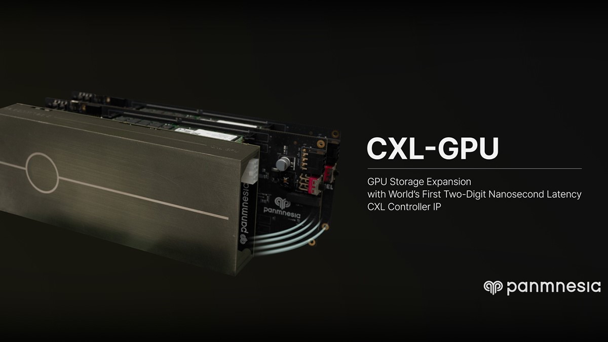 CXL-GPU: GPU Storage Expansion with World's First Two-Digit Nanosecond Latency CXL Controller IP